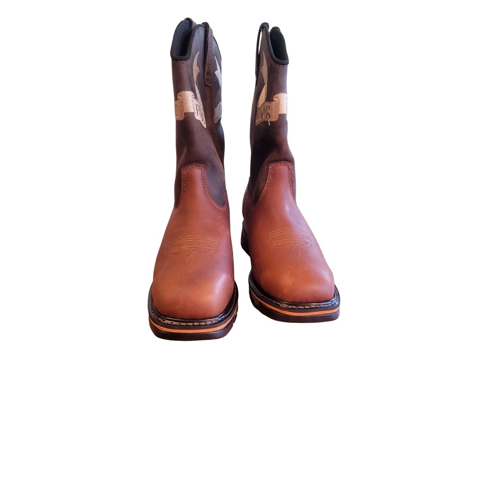 Timberland PRO AG Boss Live Free Or Die Work Boots Mens 13W Brown Soft Toe